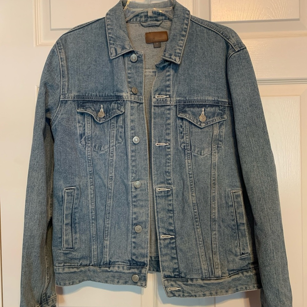 ASOS Trucker Light Wash Streetwear Denim Jean Jacket 100% Cotton Women’s Men’s M